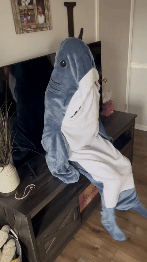 Wearable Shark Blanket