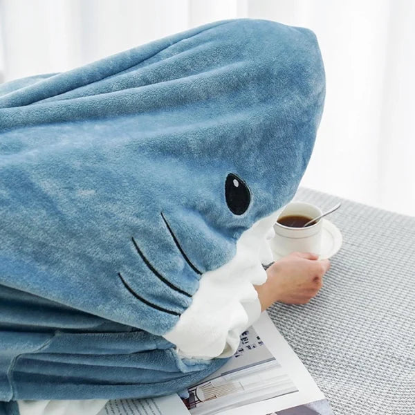 Wearable Shark Blanket – Cozy Shark